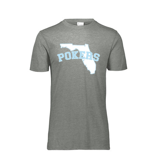 [FTSCUBGY-AS-LOGO1] Decker Men's Tri-Blend T-Shirt - Short Sleeve (Adult S, Gray, Logo 1)